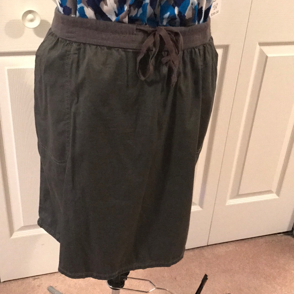 Sonoma gray drawstring skirt